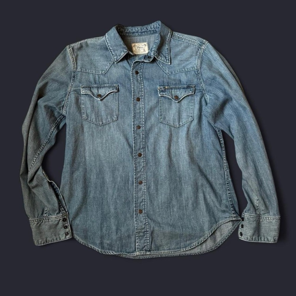 Polo Ralph Lauren - Blue button-up shirt
